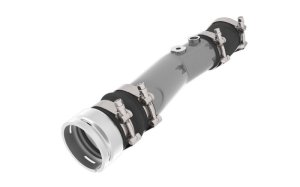 Ford Ranger Charge Pipe Kit - K&N Engineering - Mandrel-Bent Aluminum - Gunmetal Gray - `19-`27